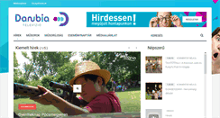 Desktop Screenshot of danubia-televizio.hu